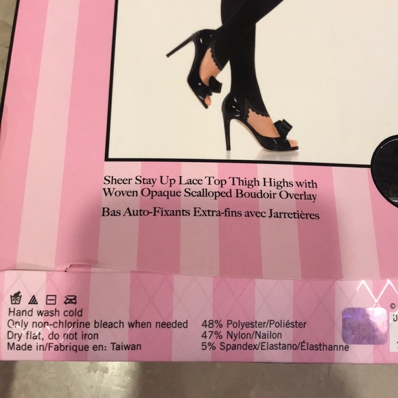 Brand new sheer stay up lace thigh highs - Picture 7 of 8